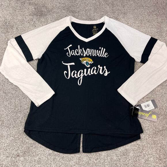 New! NFL Juniors Jacksonville Jaguars long sleeve shirt size 11/13 - Picture 1 of 5